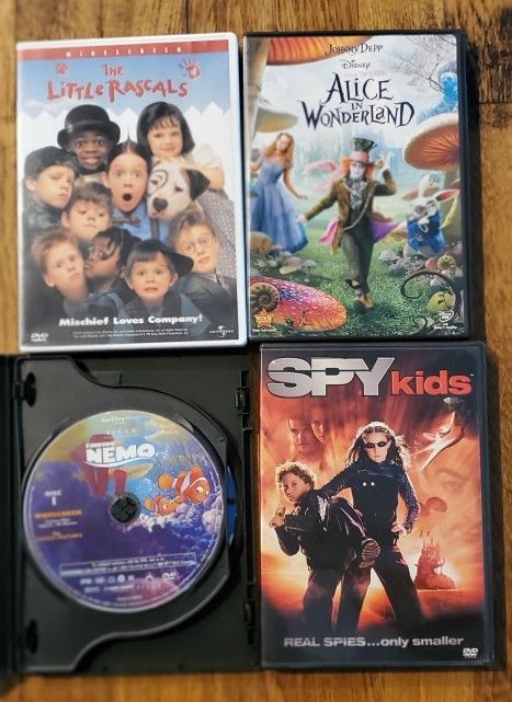 Family/Children Movie DVD Lot