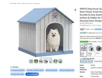 DRATO Dog House Outdoor Indoor