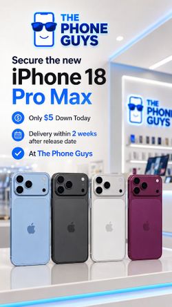Pre Order Apple iPhone 18 Pro Max | $1 Down | Payment plan available