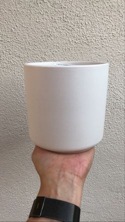 Cylinder 5” white matte