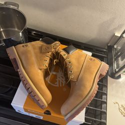Timberland Boot Wheat Construction Sz 10