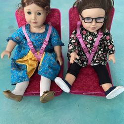 American Girl Doll Suitcase Carrier !  Both For $15