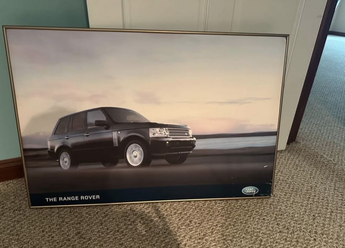 Land Rover Range Rover Car Poster