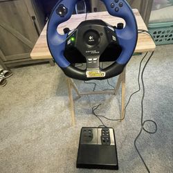 Logitech Wheel And Pedals For Ps2 And PS3 