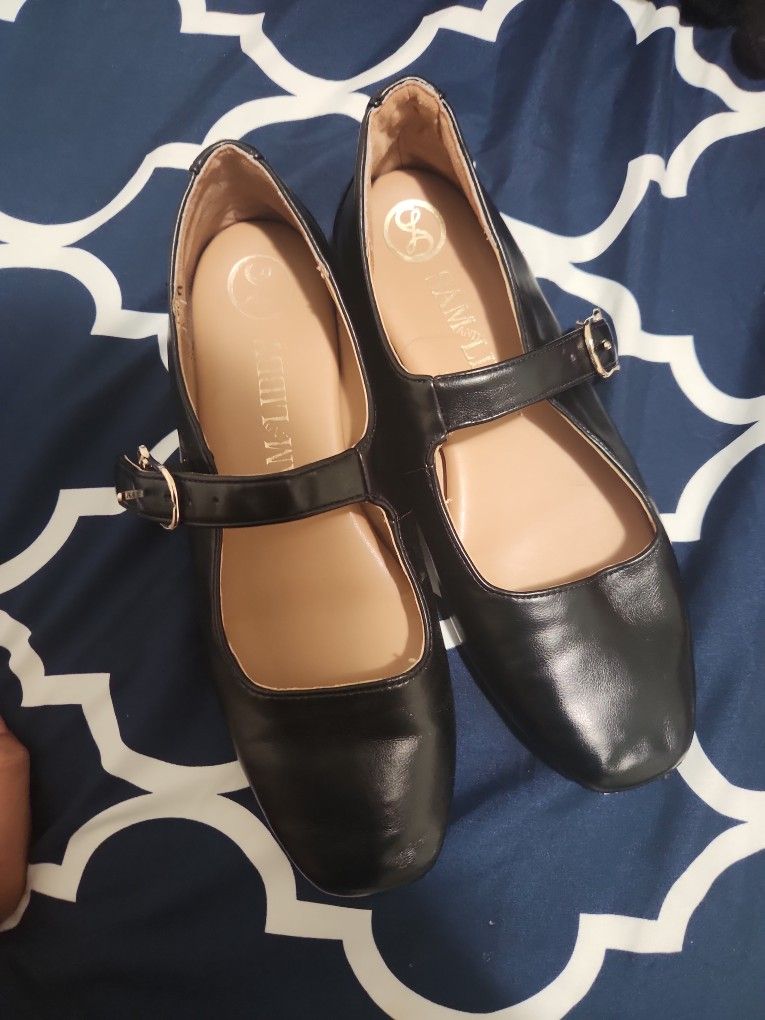 Cute Black Shoes For Girls Girls Shoewear Gift For Granddaughter Or Daughter 