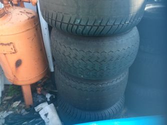 Golf art tires