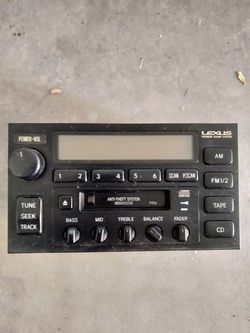Lexus LX 450 / Toyota Land Cruiser audio radio head unit