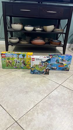 Lego Creator Adorable Dogs 475 Pieces, Lego Peter Pan & Wendy 111 Pieces, Lego Friends Sea Rescue 203 Pieces