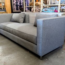 Gray Linear Sitting Sofa At BoneJax 