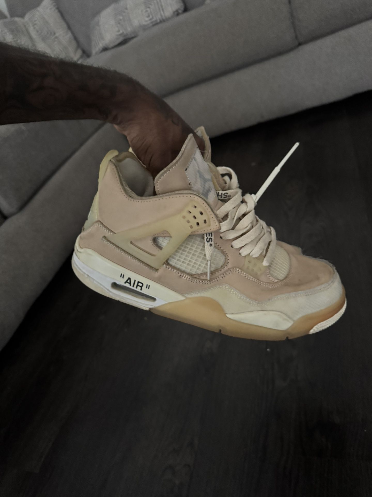 OG REP OFFWHITE 4’S