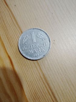Vintage 1957 1 Deutsche Mark