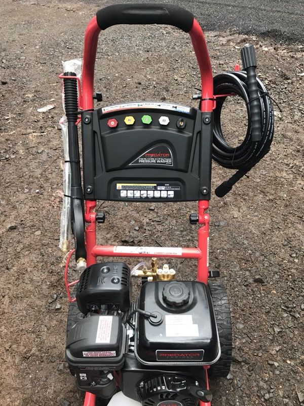 NEW 3100 PSI PREDATOR PRESSURE WASHER (212cc) motor all accessories