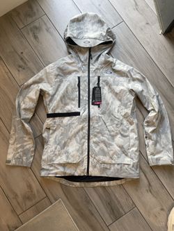 Oakley Men’s TC Earth Shell Snow Jacket - Grey Mountain Tie Dye