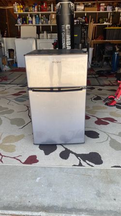 3.1 cu. ft. Whirlpool refrigerator.