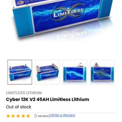 Limitless Cyber 12k Battery