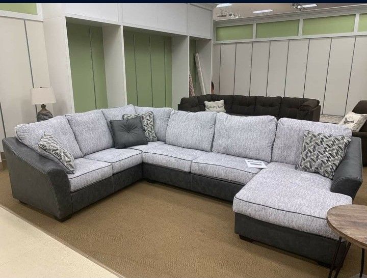 3 PIECES LARGE U SHAPE SECTIONAL COUCH SAME DAY DELIVERY