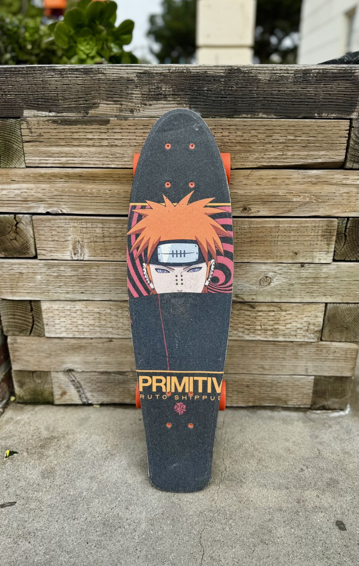 Custom Penny Nickel Board 27” Skateboard - Primitive x Naruto (Pain) Grip Tape