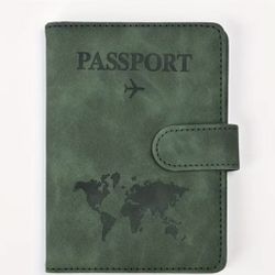 Brand New Elegant RFID Multifunctional Passport Bag, PU Leather Wallet