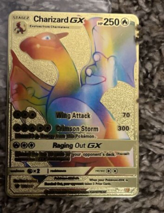 Charizard Rainbow Card