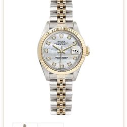 Rolex 26mm White Pearl Diamond Datejust Buy Sale Trade Watches Gold Platinum Silver Scrap Coins Chains 10k 14k Cuban 18k 24k Bracelet 