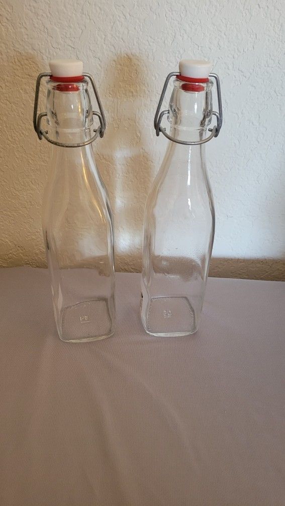 Rubber Seal Glass Bottles