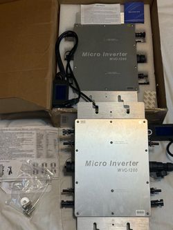 WVC-1200 Micro Inverter – Lot of 2