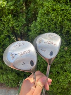 Callaway Big Bertha & Warbird 3 Woods