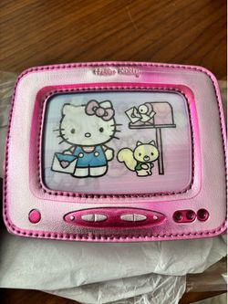 📺 NWT Loungefly Sanrio Hello Kitty Vintage TV Lenticular Pink Wallet Exclusive