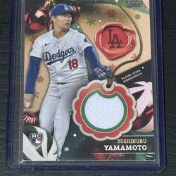 🔥 INVESTMENT PIECE – Yoshinobu Yamamoto Rookie Relic 🔥