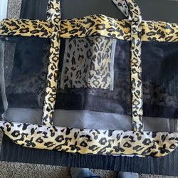 Large Tiger Print Tote Bag