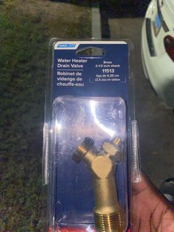 Water heater drain