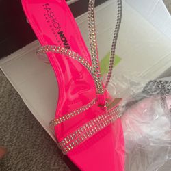 Hot Pink Heels Size 9