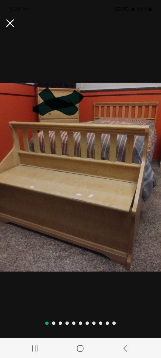 Free Twin Headboard & Footboard Bench