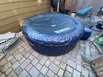 INTEX PureSpa Plus Bubble Massage 4 Person Inflatable Hot Tub Spa w/ Jets