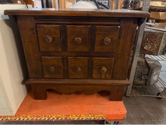 2-Drawer Wood Side Table