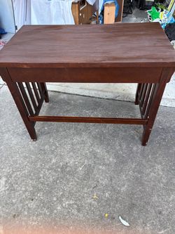 Refinished desk or it as a sofa or hall table