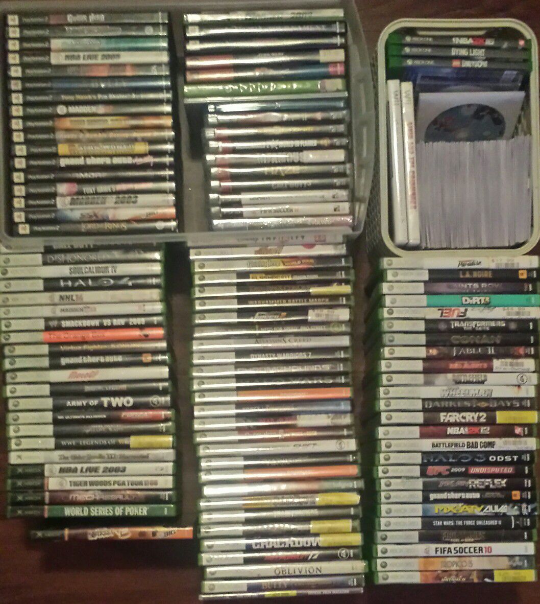 Huge Lot of Games - Xbox, Xbox 360, Xbox One, PS2, PS3, PS4, Playstation 2 3 4, Nintendo Wii