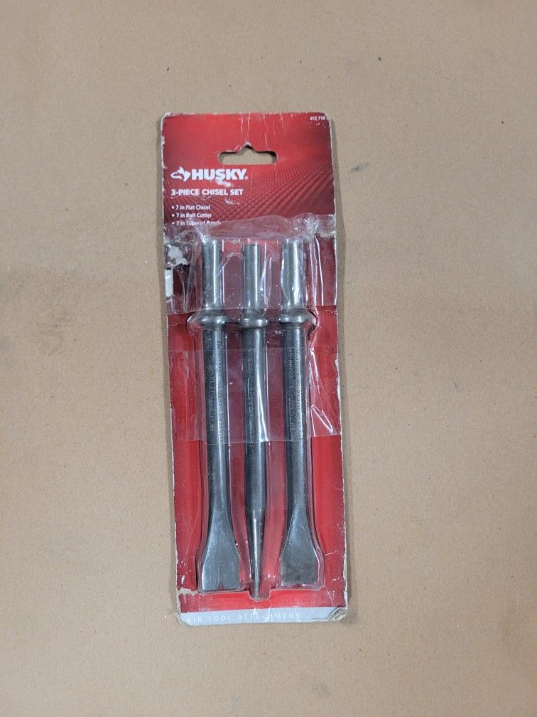 Husky 3-Piece Air Chisel Set