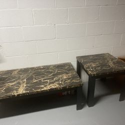 Coffee Table And End Table 