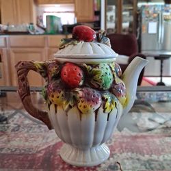 vintage ceramic teapot or pitcher