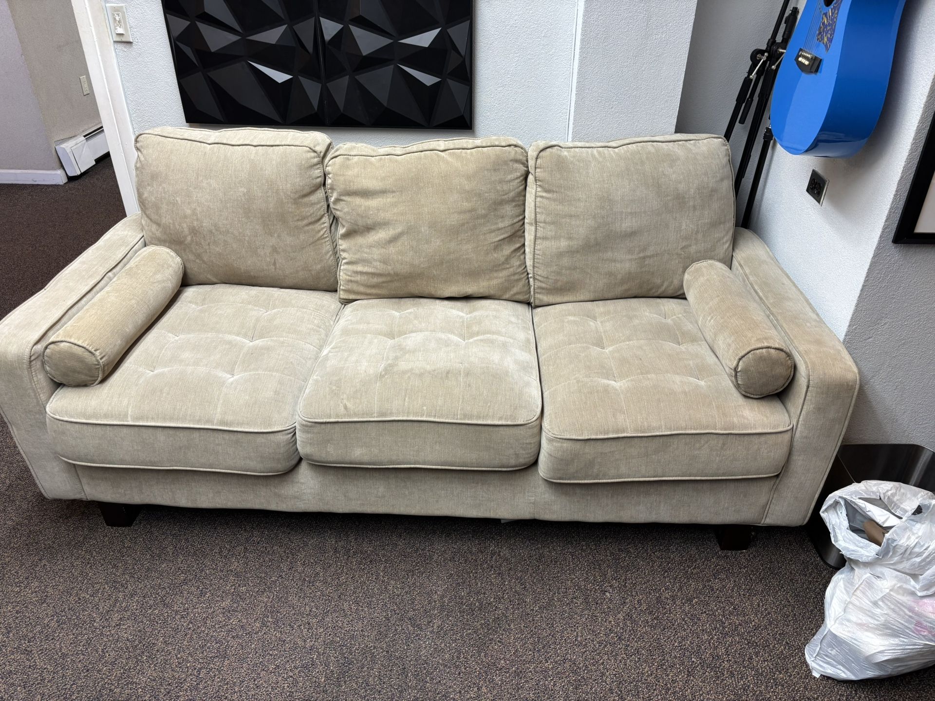 Nice Long Comfortable Couch