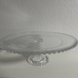 GLASS CAKE STAND