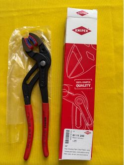 Knifed pipe pliers 10in New 8111250