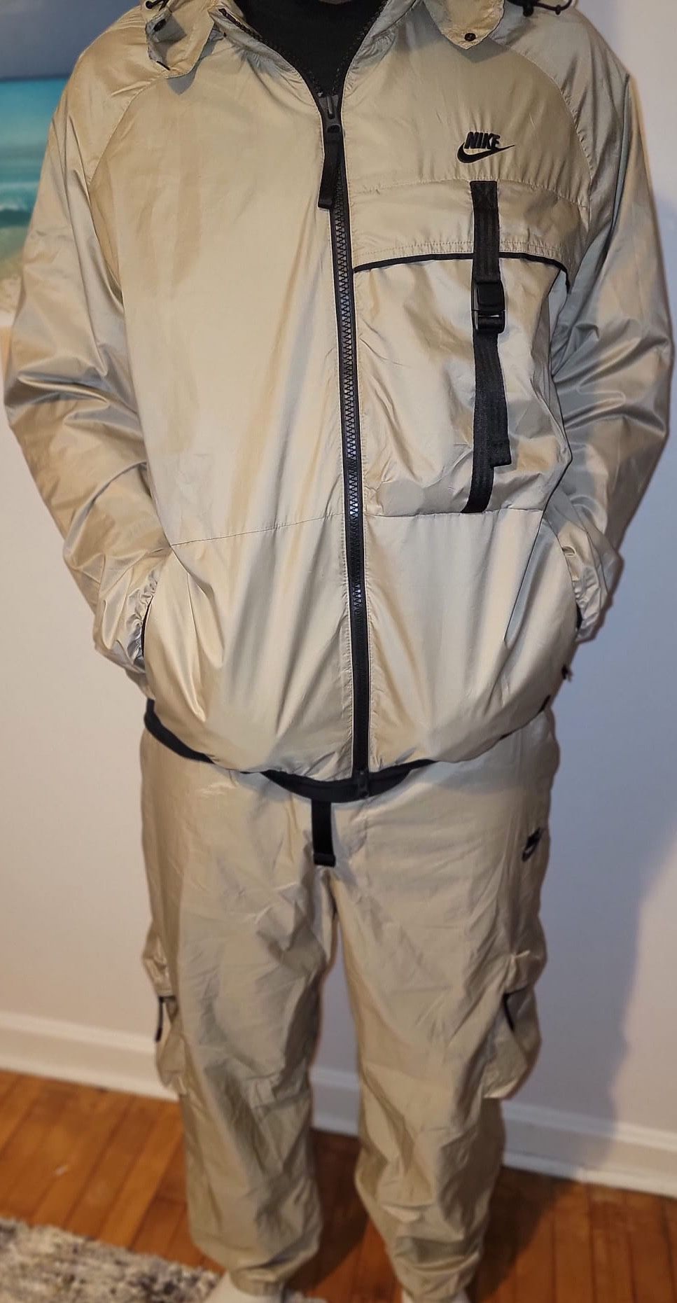 Brand new Nike tech Tracksuit windbreaker All Tags Sz XL