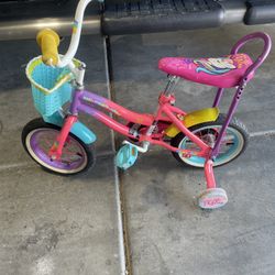 Little Mismatched  Unicorn 12” Girls Bike