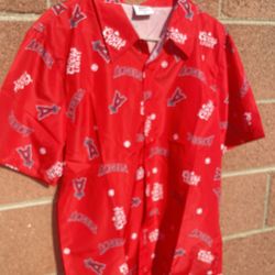 Anaheim Angels Blouse Size MEDIUM