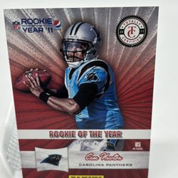 Cam Newton 2011 Panini Totally Certified Pepsi Elite Rookie of the Week #18 RC