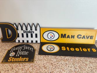 Pittsburgh Steelers Man Cave Signs!!!!!!