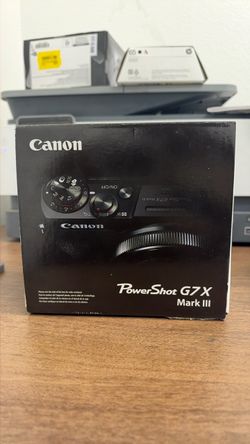 Canon powershot G7 X Mark III digital camera