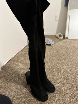 Black Long Heels
